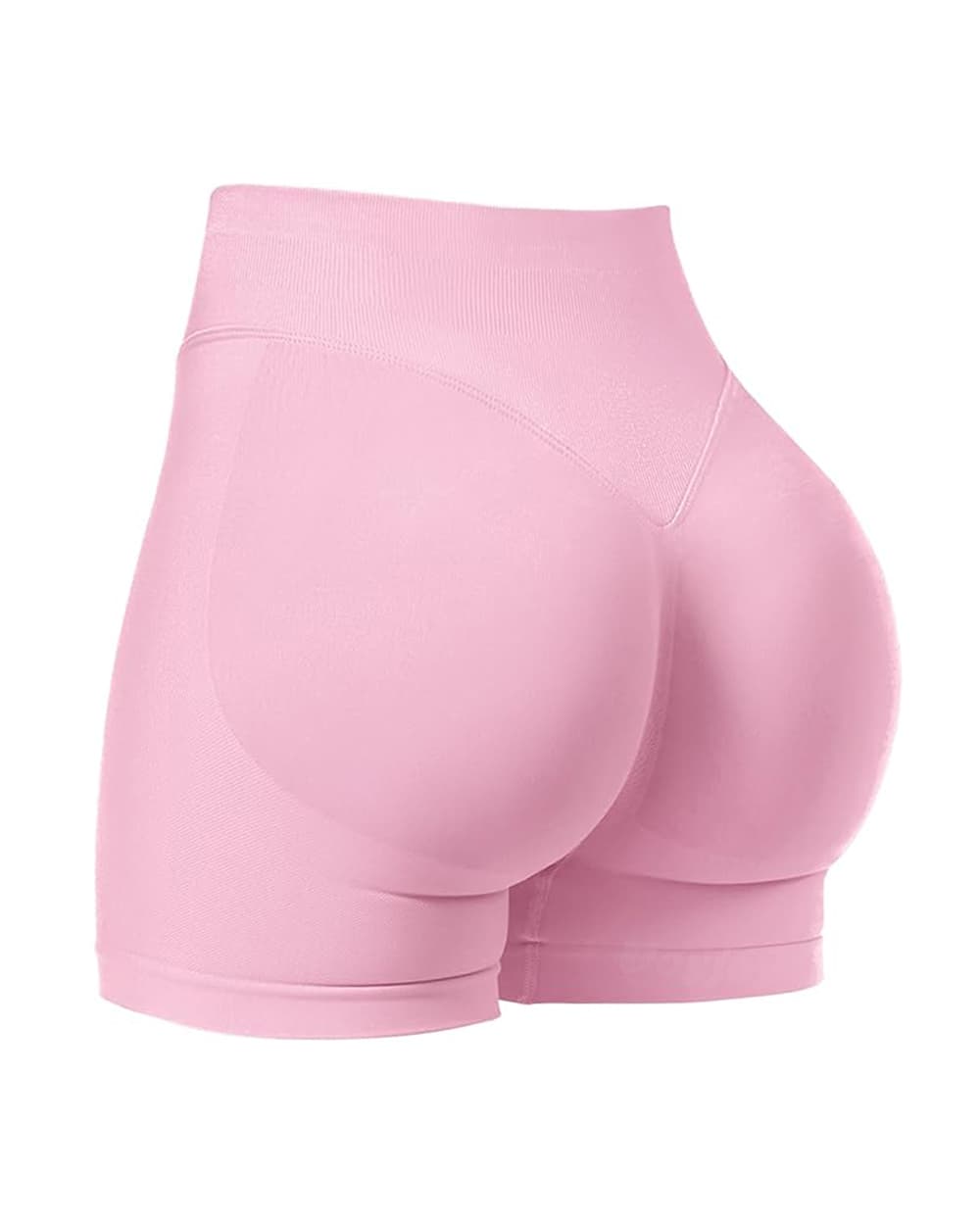 Yvyvlolo High Waisted Hip Lifting Tummy Control Training Yoga Shorts