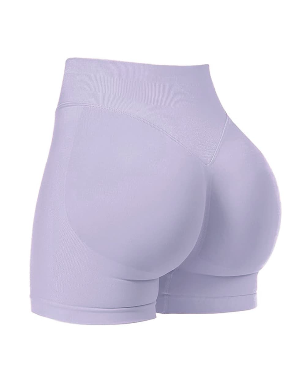 Yvyvlolo High Waisted Hip Lifting Tummy Control Training Yoga Shorts