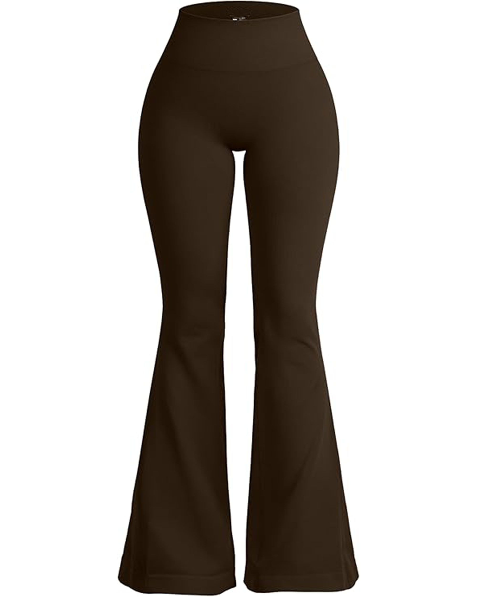 Yvyvlolo Women's Flared High Waisted Stretchy Wide Leg Leggings