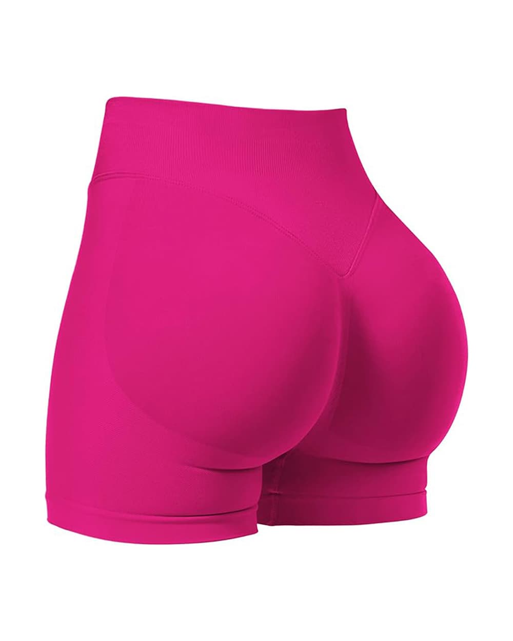 Yvyvlolo High Waisted Hip Lifting Tummy Control Training Yoga Shorts