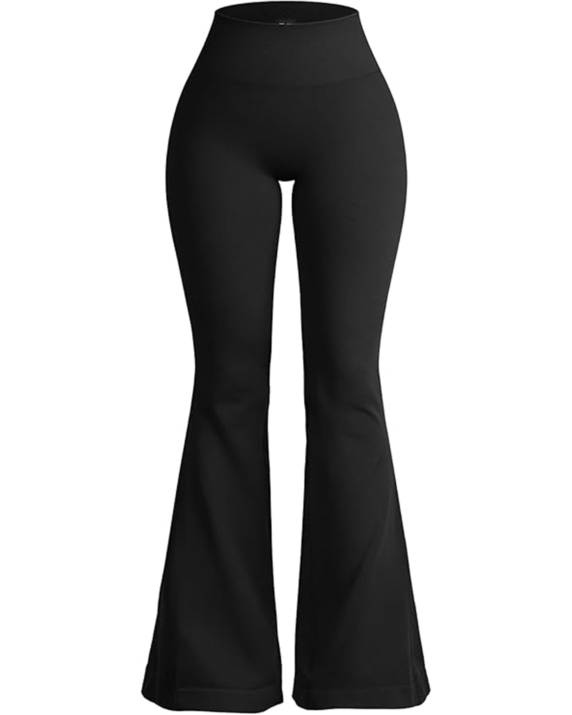 Yvyvlolo Women's Flared High Waisted Stretchy Wide Leg Leggings